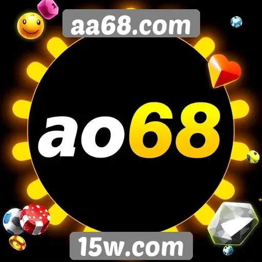 Variedade de jogos disponíveis no aa68.com